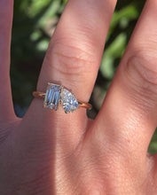 Load image into Gallery viewer, Wonderful 'Toi et Moi' Two - Stone Diamond Ring in 18ct Gold