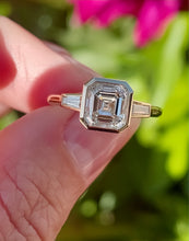 Load image into Gallery viewer, Stunning Asscher Cut Diamond Ring in 18ct Yellow Gold