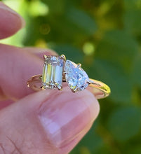 Load image into Gallery viewer, Wonderful 'Toi et Moi' Two - Stone Diamond Ring in 18ct Gold