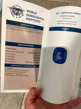 Load image into Gallery viewer, Stunning Royal Blue Ceylon Sapphire and Diamond Ring in 18ct Gold