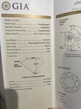 Load image into Gallery viewer, Golden Champagne Diamond Halo Ring