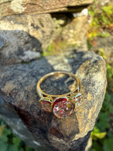 Load image into Gallery viewer, Incredible Bezel - Set Diamond Trilogy Ring In 18ct Gold