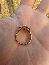 Load image into Gallery viewer, Incredible Bezel - Set Diamond Trilogy Ring In 18ct Gold