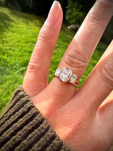 Load image into Gallery viewer, Incredible Bezel - Set Diamond Trilogy Ring In 18ct Gold