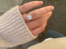 Load image into Gallery viewer, *RESERVED* 2.84 Carat Old European Cut Diamond Solitaire in Platinum and 18ct Yellow Gold