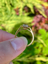 Load image into Gallery viewer, GIA Certified Diamond and Onyx Ring in 18ct Yellow Gold