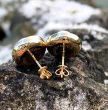 Load image into Gallery viewer, Incredible Natural Pearl and Turquoise Statement Earrings in Yellow Gold