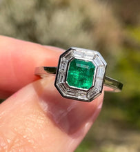 Load image into Gallery viewer, *RESERVED* Incredible Colombian Emerald and Diamond Ring
