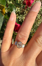 Load image into Gallery viewer, Incredible Bezel - Set Diamond Trilogy Ring In 18ct Gold
