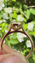 Load and play video in Gallery viewer, Wonderful Pale Yellow Pear Shaped Natural Diamond ring In 18ct Gold
